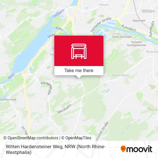 Карта Witten Hardensteiner Weg