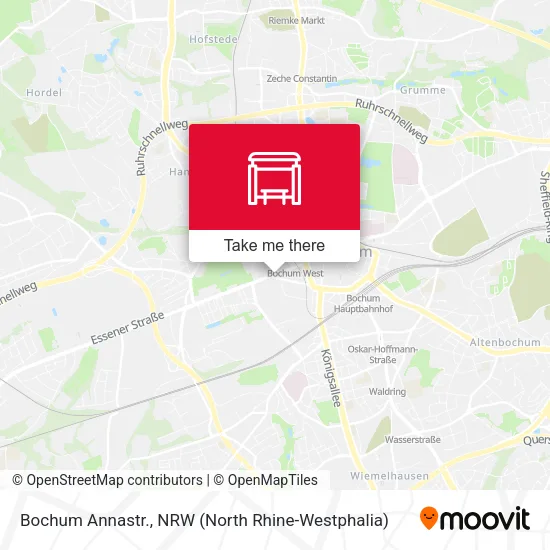 Карта Bochum Annastr.