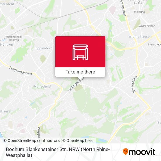 Карта Bochum Blankensteiner Str.