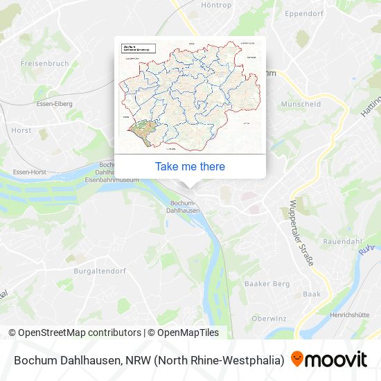 Bochum Dahlhausen map