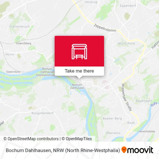 Bochum Dahlhausen map