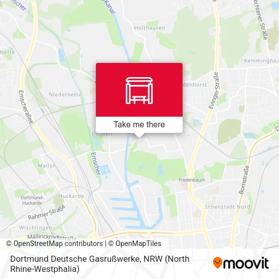 Карта Dortmund Deutsche Gasrußwerke