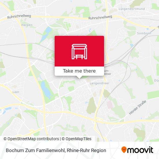 Bochum Zum Familienwohl map