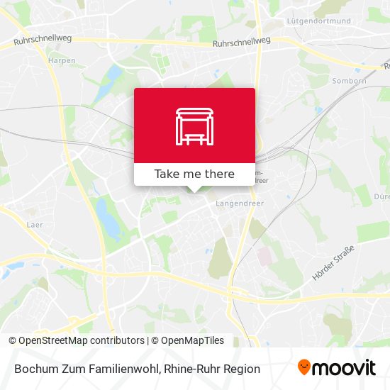 Bochum Zum Familienwohl map