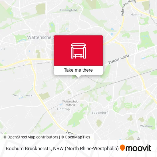 Карта Bochum Brucknerstr.