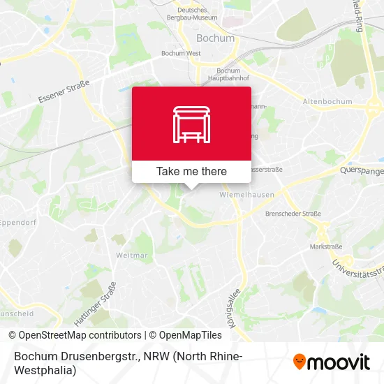 Карта Bochum Drusenbergstr.