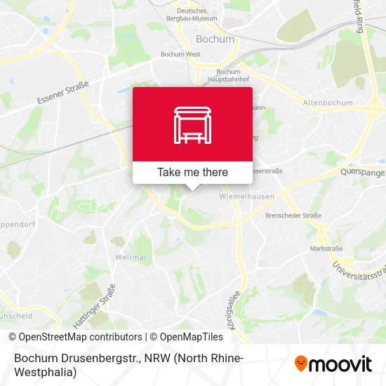 Карта Bochum Drusenbergstr.