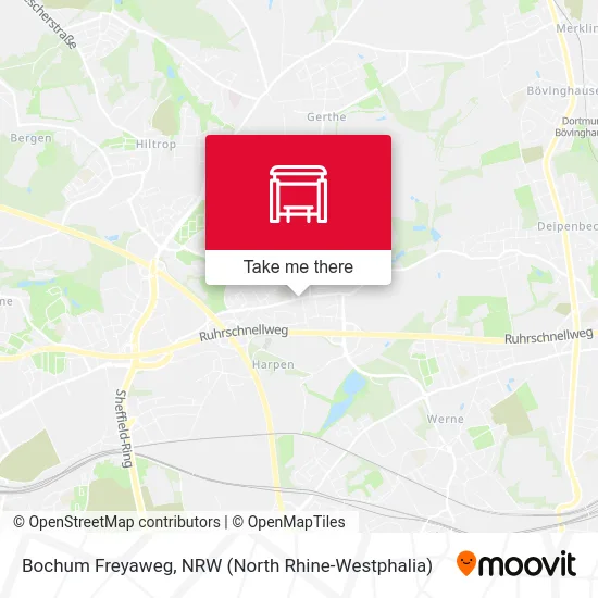 Bochum Freyaweg map