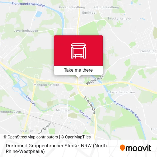 Карта Dortmund Groppenbrucher Straße