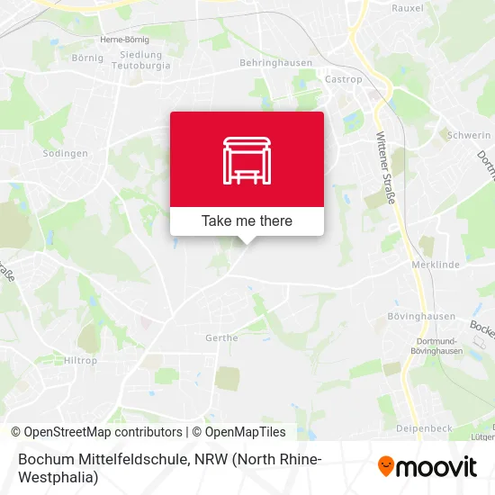 Bochum Mittelfeldschule map