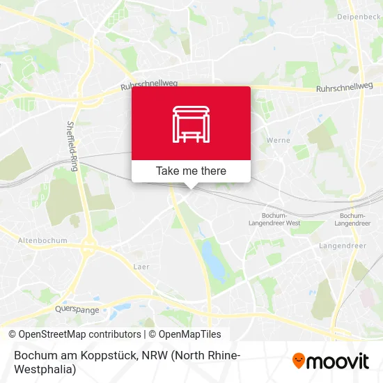 Карта Bochum am Koppstück