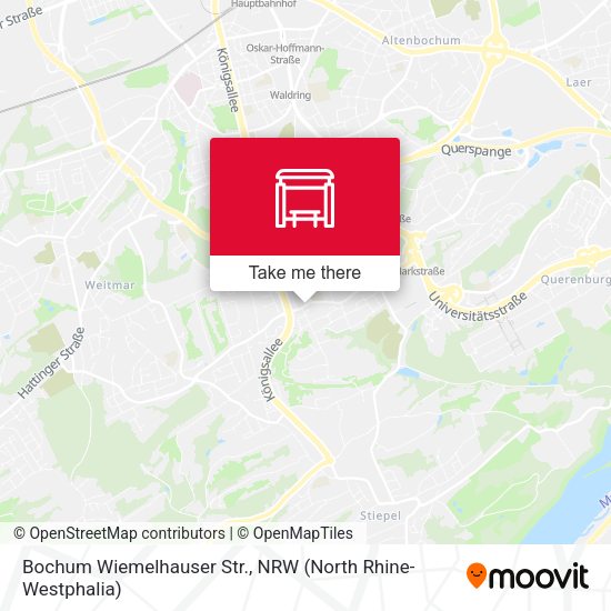 Bochum Wiemelhauser Str. map