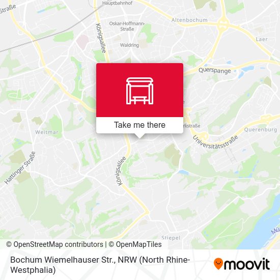 Bochum Wiemelhauser Str. map