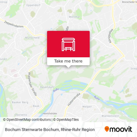 Bochum Sternwarte Bochum map