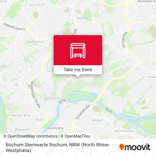 Bochum Sternwarte Bochum map