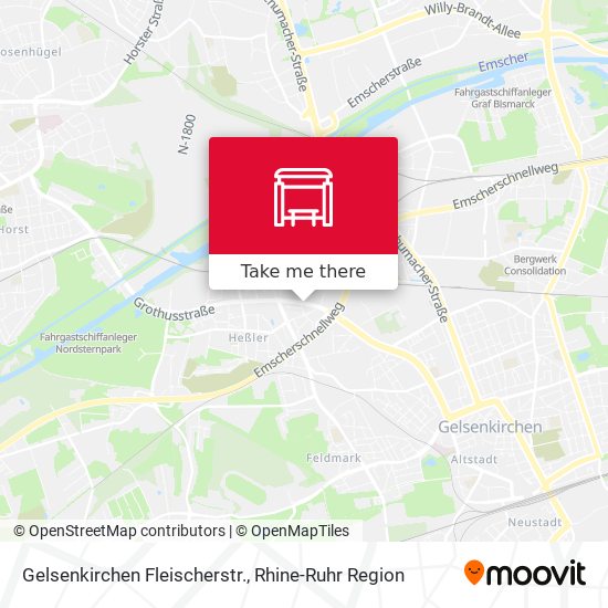 Gelsenkirchen Fleischerstr. map