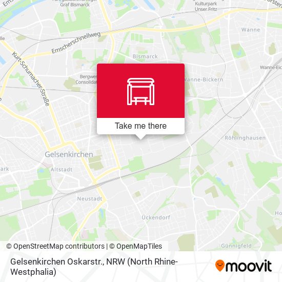 Gelsenkirchen Oskarstr. map