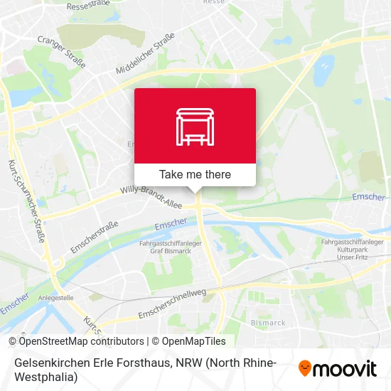 Gelsenkirchen Erle Forsthaus map