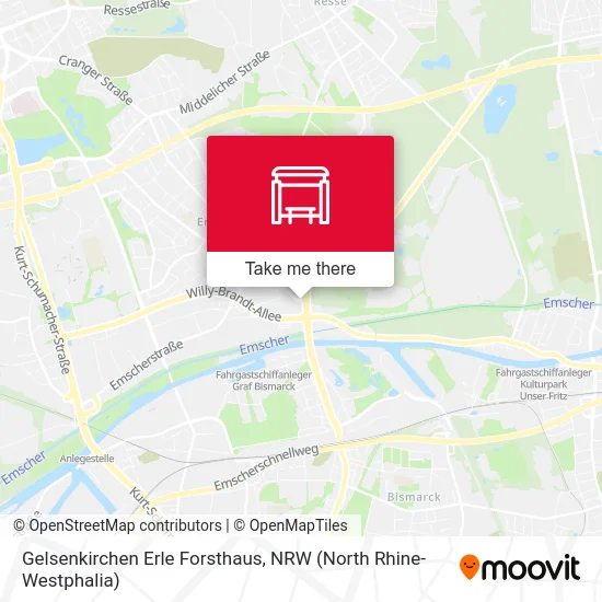 Gelsenkirchen Erle Forsthaus map