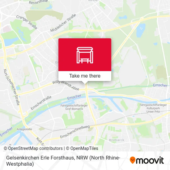 Gelsenkirchen Erle Forsthaus map