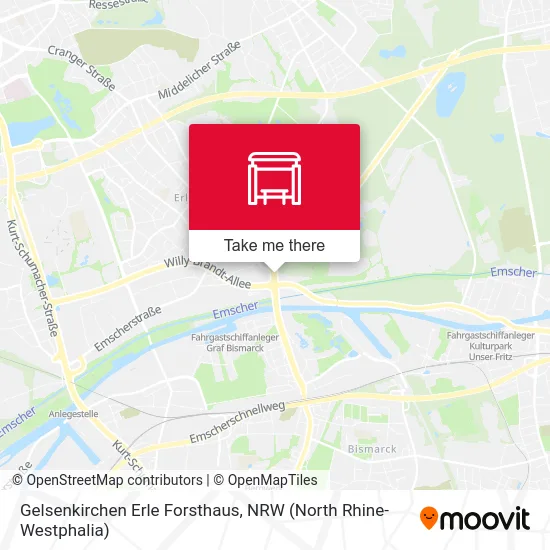 Gelsenkirchen Erle Forsthaus map