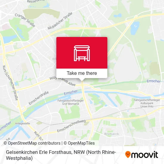 Gelsenkirchen Erle Forsthaus map