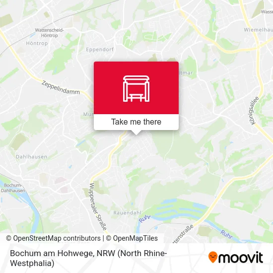 Карта Bochum am Hohwege
