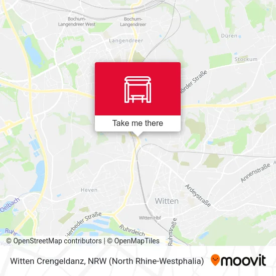 Карта Witten Crengeldanz