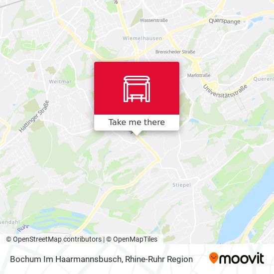 Bochum Im Haarmannsbusch map