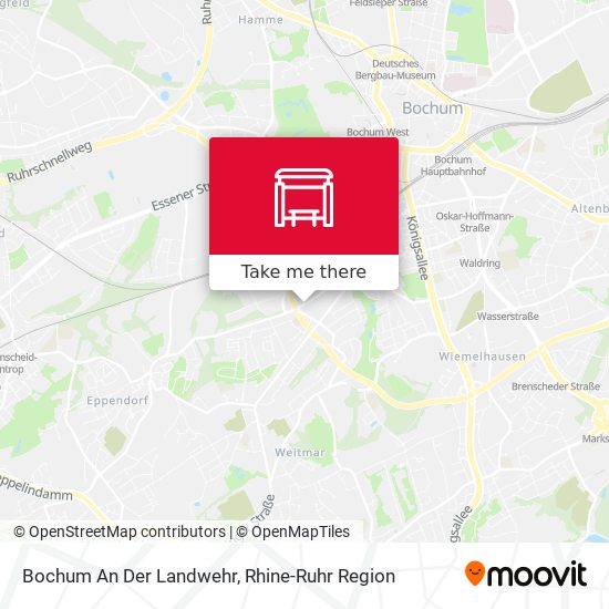 Bochum An Der Landwehr map