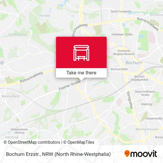 Карта Bochum Erzstr.