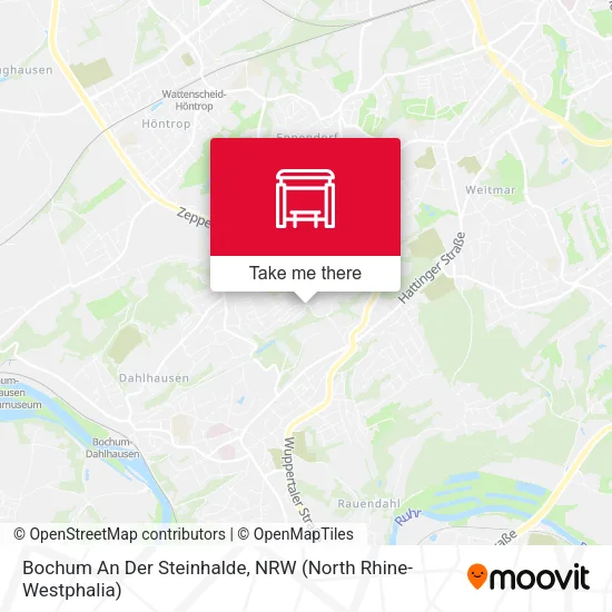Карта Bochum An Der Steinhalde