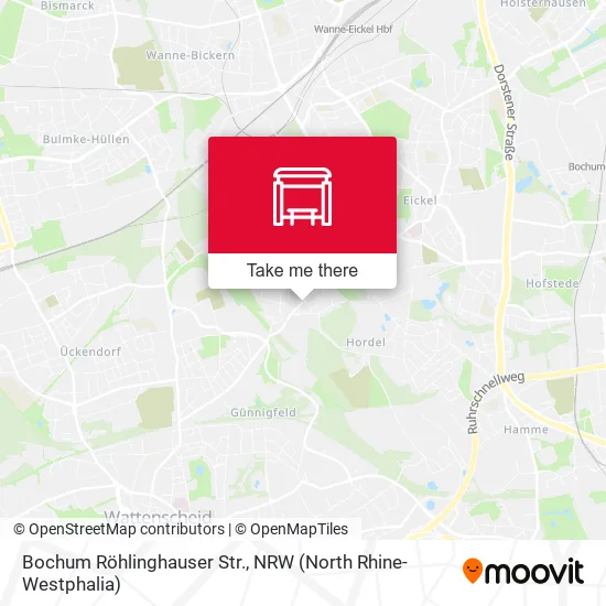 Карта Bochum Röhlinghauser Str.