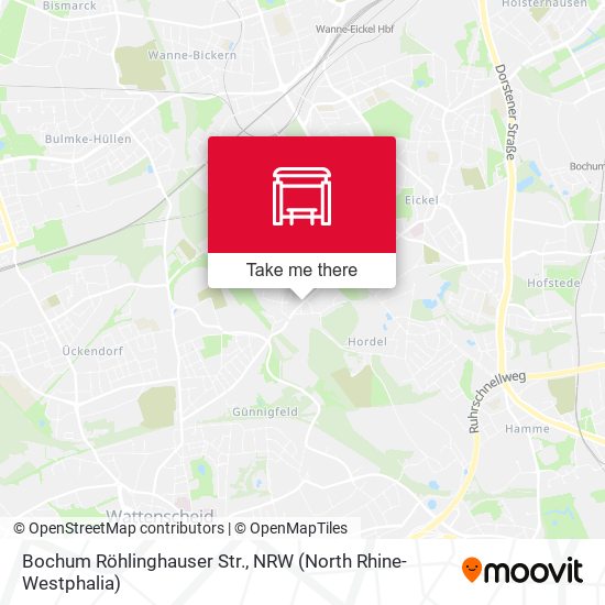Карта Bochum Röhlinghauser Str.