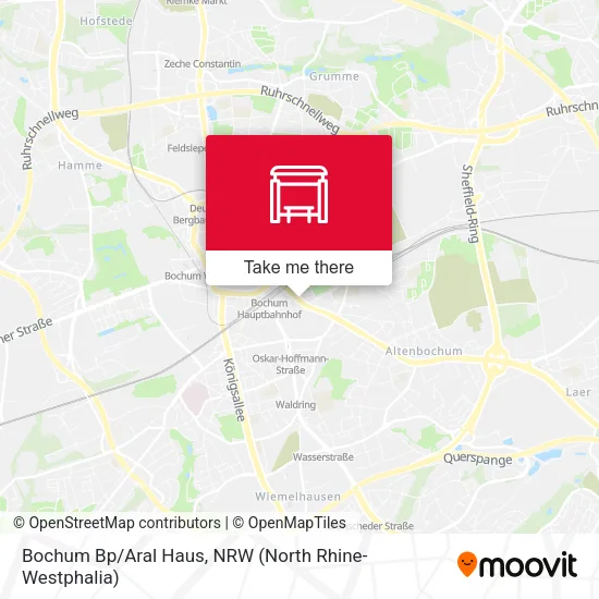 Карта Bochum Bp/Aral Haus