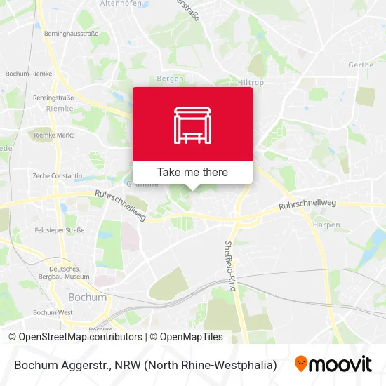 Карта Bochum Aggerstr.