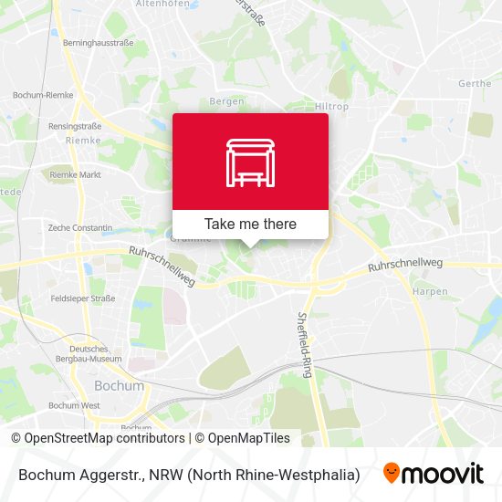 Карта Bochum Aggerstr.