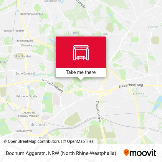 Карта Bochum Aggerstr.