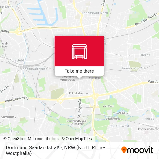Карта Dortmund Saarlandstraße