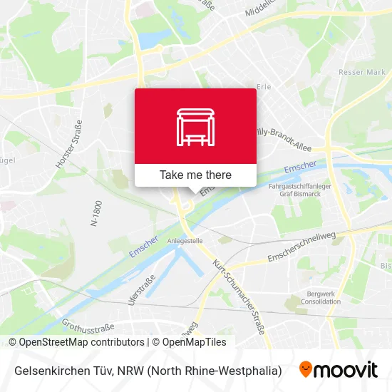 Gelsenkirchen Tüv map