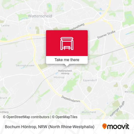 Карта Bochum Höntrop