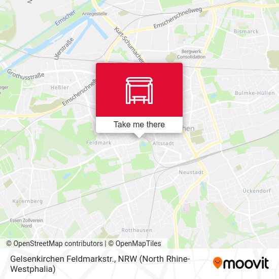 Gelsenkirchen Feldmarkstr. map