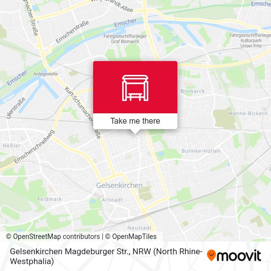 Карта Gelsenkirchen Magdeburger Str.