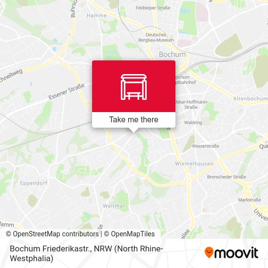 Bochum Friederikastr. map