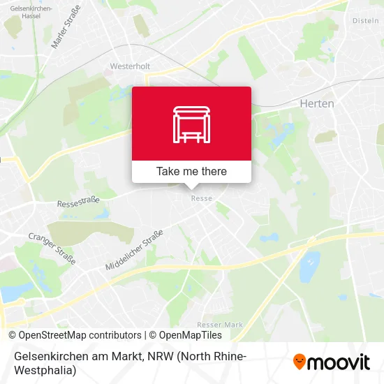 Карта Gelsenkirchen am Markt