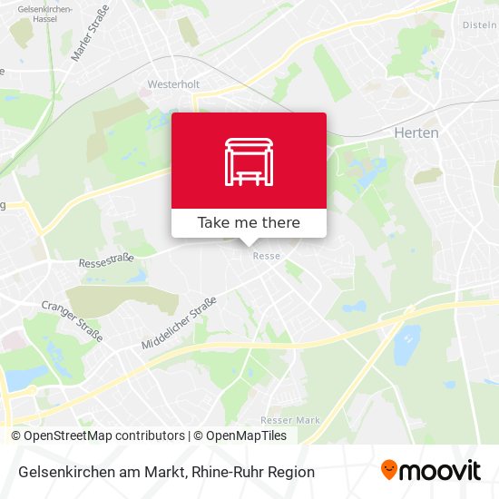 Gelsenkirchen am Markt map