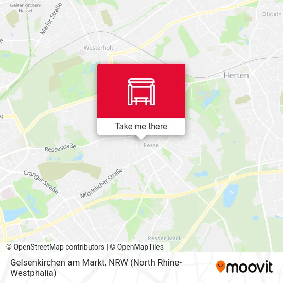 Карта Gelsenkirchen am Markt