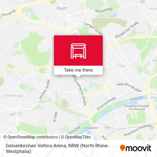 Gelsenkirchen Veltins-Arena map