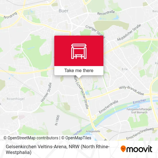 Gelsenkirchen Veltins-Arena map