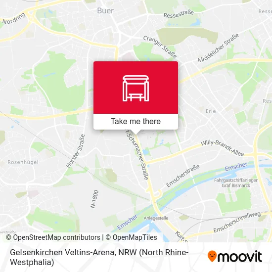 Gelsenkirchen Veltins-Arena map